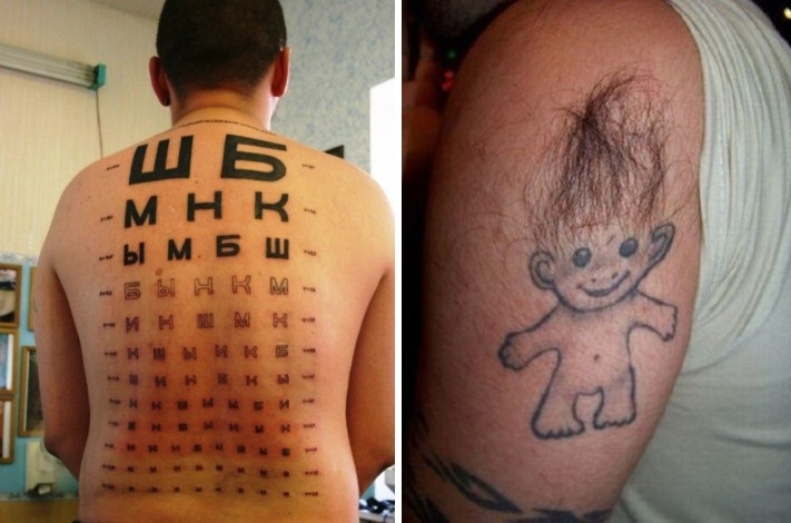 Самые странные и идиотские татуировки