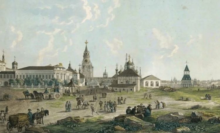 Как выглядела Москва до пожара 1812 года и после