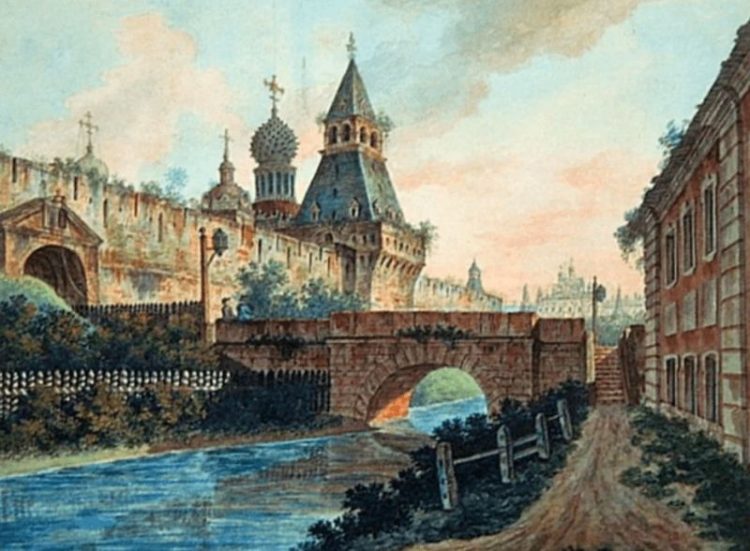 Как выглядела Москва до пожара 1812 года и после