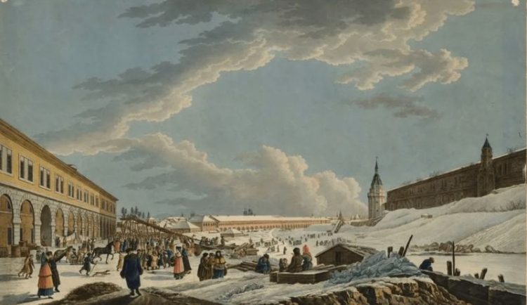 Как выглядела Москва до пожара 1812 года и после