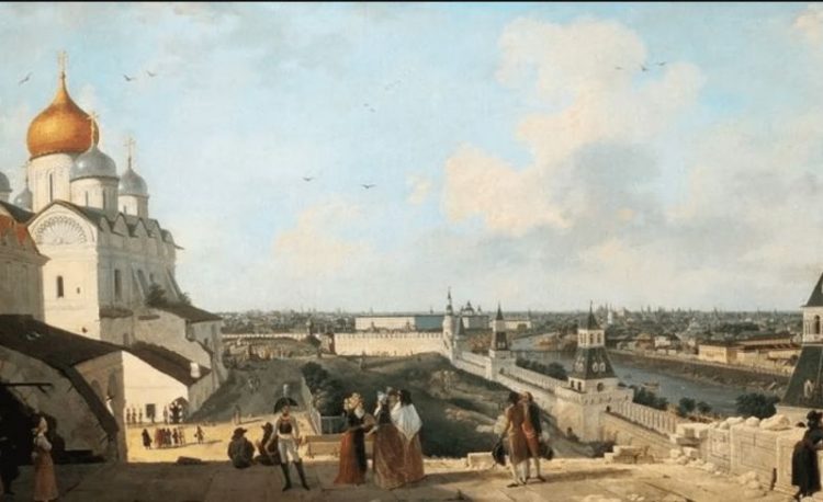 Как выглядела Москва до пожара 1812 года и после