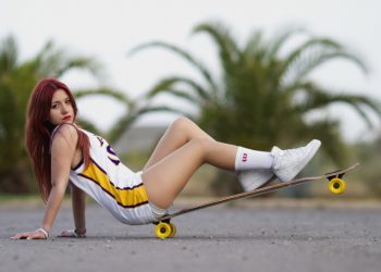 Озорные скейтбордистки, 30 снимков