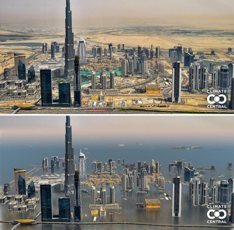 Объединенные Арабские Эмираты Дубай Бурдж-Халифа_глобальное потепление климата