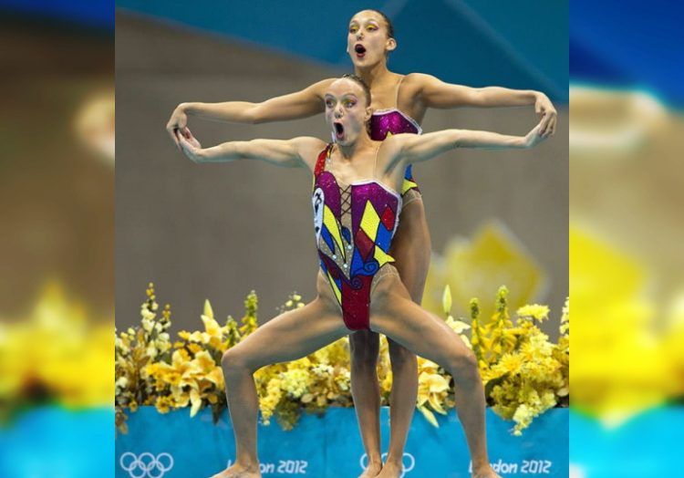 Sync & Giggle: Hilarious Snapshots of Synchronized Swimming