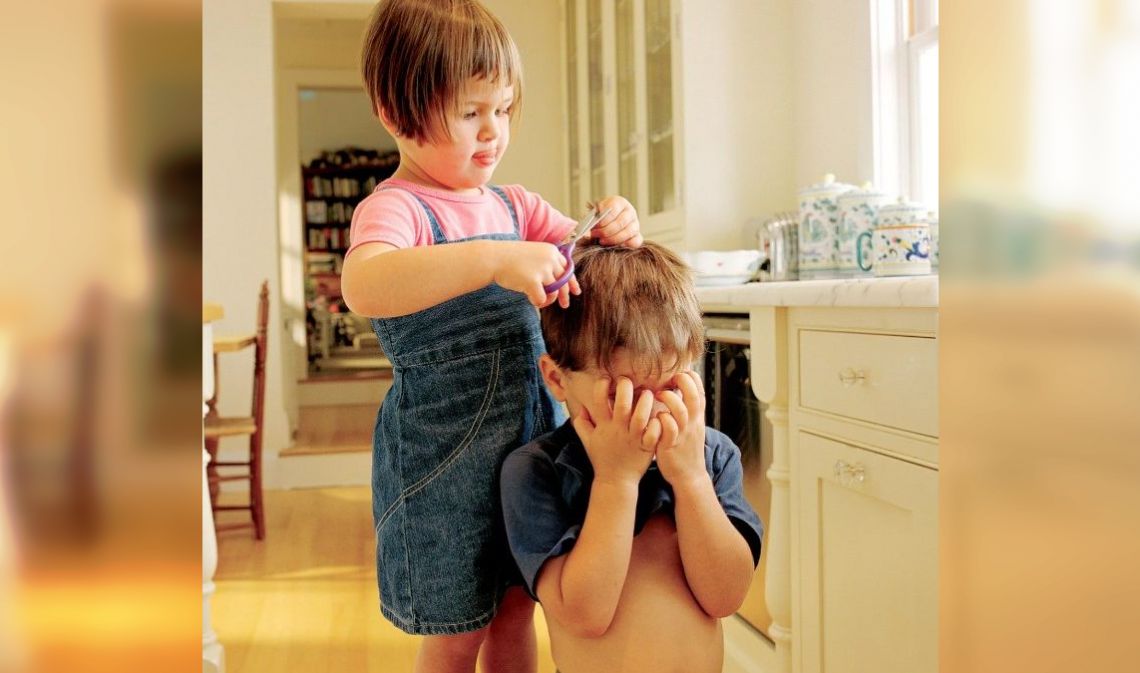 When Kids Take the Scissors: A Comedy of Hair Horrors